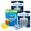 Baterie everActive Pro Alkaline 240szt LR6 / AA, 240szt LR03 / AAA + Kapsułki Finish Power Essential 112 sztuk