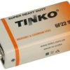 Bateria; węglowo-cynkowa; 6F22 9V; 9V; 16,5x25,5x47,5mm; Tinko; 9V 6F22 6LR61