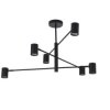 Lampa wisząca Snow 6 czarna 6xGU10 Light Prestige