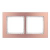 Deco Ramka Uniwersalna Podwójna - Aluminium Szczotkowane (Ramka: Kolor...