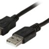 USB 2.0 extension cable, USB plug type A to USB socket type A, 3 m, black, K5220SW.3