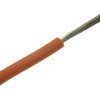 Przewód; silikonowy; SIF; 1 żyła; linka; Cu; 0,75mm2; pomarańczowy; silikon; bezhalogenowy; ciepłoodporny; -50...+180°C; 300/500