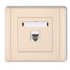 FLEXI Gniazdo telefoniczne 1xRJ11 4-stykowe beznarzędziowe beżowy 1FGT-1 KARLIK