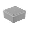 Puszka hermetyczna 100x100x50, bez dławików, szara, bezhalogenowa, IP65,OR-JB-13823/G