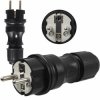 WTYCZKA ELEKTRYCZNA HERMETYCZNA GUMOWA IP54 16A 230V UNI-SCHUKO XTR54 W54.1.FG