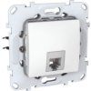 UNICA Gniazdo telefoniczne RJ12 biel polarna MGU50.497.18Z SCHNEIDER ELECTRIC