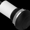 Pushbutton, 1 pole, black, unlit , 0.12 A/125 VAC, 0.2 A/50 VDC, 13.6 mm, IP68, 2329384-1