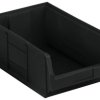 Pojemnik do przechowywania głębokość 520mm szerokość 310mm wysokość 200mm Czarny PP RS PRO