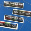 MSX Omega 520 Sticker set