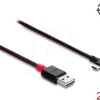 81547 EASY-USB 2.0 Cable Type-A male to USB Type-C™ male angled left /