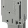 Plug, push-in connection, 0.14-4.0 mm², 2 pole, 24 A, 6 kV, gray, 3211281
