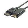Kabel DisplayPort / HDMI FHD@60 (wtyk / wtyk) czarny1,8m
