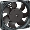 DC axial fan, 12 V, 70 x 70 x 15 mm, 44 m³/h, 38 dB, sintec slide bearing, ebm-papst 712 F