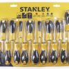 Zestaw wkrętaków Stanley Phillips; Pozidriv; płaskie; Torx 20 szt.