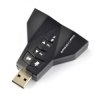 Karta dźwiękowa muzyczna Virtual 7.1 Channel USB - Jack - Raspberry Pi 4B/3B+/3B/2B/B