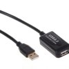 Przedłużacz kabel USB 2.0 Maclean, aktywny, 10m, MCTV-757