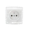 LOGI Gniazdo francuskie IP-44 02-1560-102 białe 25087 KANLUX