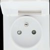 ZBPO130EWT Switchable Zigbee socket outlet, outdoor, FR version