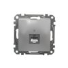 SEDNA DESIGN & ELEMENTS Gniazdo komputerowe RJ45 kat.5e STP srebrne aluminium SDD113451S SCHNEIDER ELECTRIC