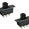 2 Sztuki PRZEŁĄCZNIK SUWAKOWY 6 PIN ON-ON TNT SS22F25G7