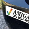 Amiga retro bumper stickers
