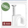Quadrios 24CA421 Cable clips white 5-8mm bundle diameter range 100 pcs