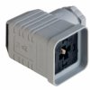 GDMW 3011DF 3+PE, dławik PG11, szary gniazdo na kabel z 6mm osłoną połączenia + śruba M3x35, 932 547-206, GDMW3011DF, 932547206,