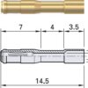 2.4 mm socket, crimp connection, 0.25 mm², 41.6000
