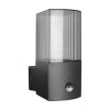PEONIA oprawa ogrodowa z czujnikiem ruchu, E27, max. 15W, IP54, czarna,AD-OP-6581BE27PPR