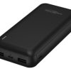 Power Bank, Micro USB, USB-C, > 500, 2.1A, USB, 5V, 5V, 20000mAh, porty: 2