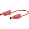 Stäubli 662013-05022 SLK-4A-S10 test lead 50 cm red flexible stackable plugs