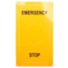 Tabliczka Opisowa Żółta Prostokątna Emergency Stop Lpxau110