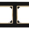Santra Ramka Podwójna Czarny/Złoty 4172-47