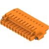 Pin header, 11 pole, pitch 5.08 mm, straight, orange, 1844080000