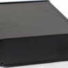 Aluminum enclosure, (L x W x H) 220 x 165 x 55 mm, black (RAL 9005), IP65, 1457T2201BK