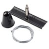 Zestaw do zwieszenia szynoprzewodu 3-fazowego X-RAIL - mocowanie sufitowe, linka 1,5m,mocowanie 120