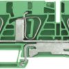 Protective conductor terminal, spring balancer connection, 0.5-10 mm², 3 pole, 720 A, 8 kV, yellow/green, 7907400000
