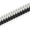 Pin header, 16 pole, pitch 2.54 mm, straight, black, 10040035