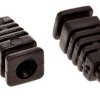 ODGIETKA-5/100 Odgiętka na kabel wychodzący z obudowy 5mm - czarna - opakowanie 100 sztuk