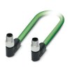 Cat5 Kabel Ethernet długość 10 m Phoenix Contact Zielony Poliuretan, 4 średnica 6.5 mm OD Ekranowane Ekranowane