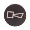 Wkładka Przycisku Wystająca Czarna /Symbol Buczek/ 22Mm M22-Xdh-S-X17 218228