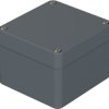 PA enclosure, (L x W x H) 75 x 80 x 57 mm, silver gray (RAL 7001), IP65, 38105000