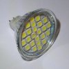 ŻARÓWKA LED MR-16 24x5050 4W 320lm BIAŁA ZIMNA Z SZYBKĄ