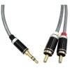 Kabel Jack 3,5st - 2xRCA 1,5m VITALCO JKR52 Stereo HQ