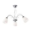 Lampa sufitowa ARON, chromowany stelaż, szklane klosze do salonu K-JSL-6218/3 CHR Kaja Lighting