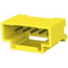 Connector, 5 pole, pitch 2.5 mm, straight, yellow, 5-1971800-4