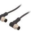 M12A08MR12AMRSBA05 Kabel do czujników/automatyki 8PIN M12-M12 0,5m wtyk wtyk