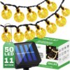 Girlanda Solarna Ogrodowa 50X Led Ozdobne Kuleczki 11.8M 3000K Ciepła Galla2...