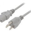 Kabel: 3X18awg, Iec C13 Żeński,Nema 5-15 (B) Wtyk, 5M Lt-202+501 Svt 18/3...