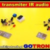 Transmiter IR do audio - zestaw do samodzielnego motnażu